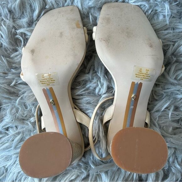 Sam Edelman Kia neutral beige block heel sandals women’s shoe size 10 - Picture 10 of 11